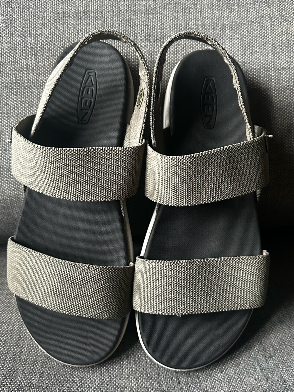 KEEN Women’s Elle Backstrap Sandal Size 10 Sage‎ Green Strap Platform